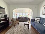 The natural light fills the whole room